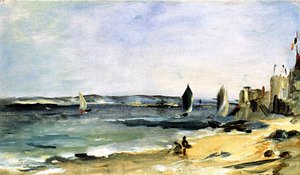 Die Meeresküste, Arcachon, 1871